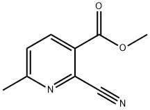 2-氰基-6-甲基烟酸甲酯, 83640-38-4, 结构式