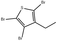 2,3,5-tribromo-4-ethylthiophene Structure