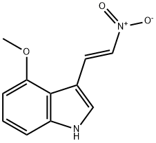 1H-Indole, 4-methoxy-3-(2-nitroethenyl)-, (E)- (9CI) Structure