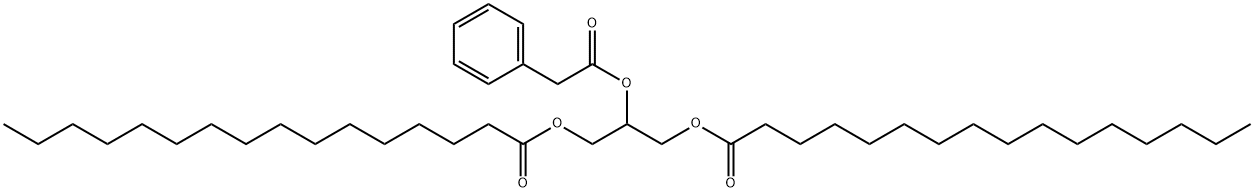 phenylacetic dipalmitate 化学構造式