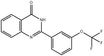 4(3H)-Quinazolinone, 2-[3-(trifluoromethoxy)phenyl]- Structure
