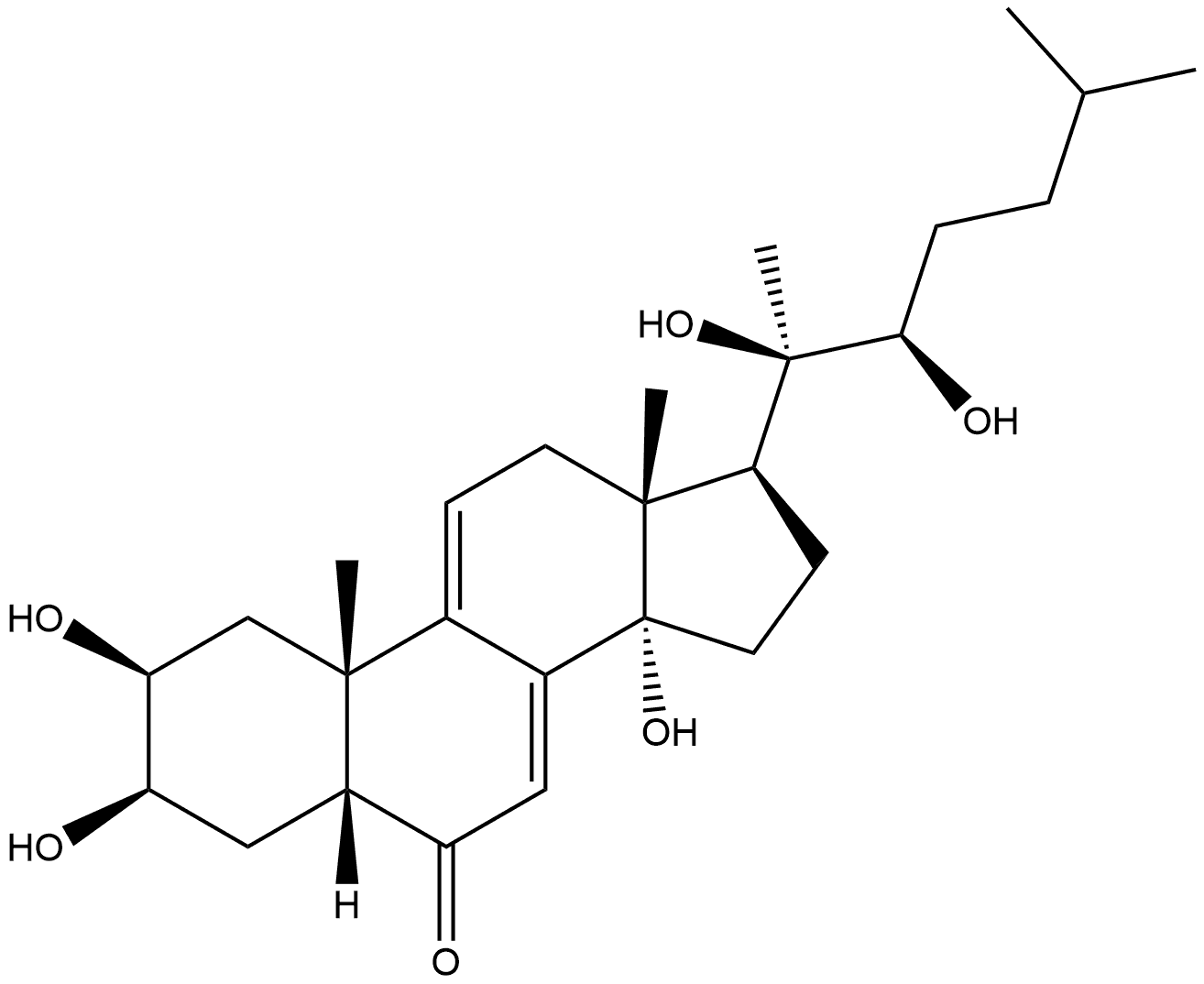 83921-17-9 Cholesta-7,9(11)-dien-6-one, 2,3,14,20,22-pentahydroxy-, (2β,3β,5β,22R)-