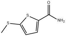 5-(甲基硫基)噻吩-2-甲酰胺,83933-14-6,结构式