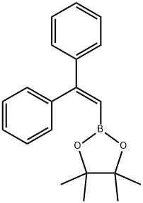 1,3,2-Dioxaborolane, 2-(2,2-diphenylethenyl)-4,4,5,5-tetramethyl- Struktur