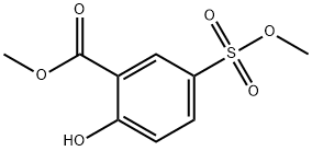 Benzoic acid, 2-hydroxy-5-(methoxysulfonyl)-, methyl ester Structure