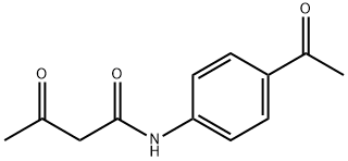 Butanamide, N-(4-acetylphenyl)-3-oxo- Structure