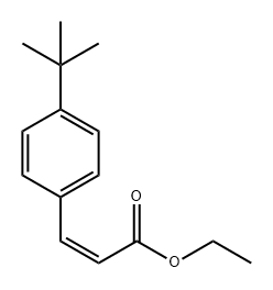 2-Propenoic acid, 3-[4-(1,1-dimethylethyl)phenyl]-, ethyl ester, (2Z)-