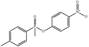 Phosphinic acid, methyl(4-methylphenyl)-, 4-nitrophenyl ester (9CI) Struktur