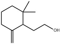 Cyclohexaneethanol, 2,2-dimethyl-6-methylene- Structure
