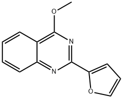 Quinazoline, 2-(2-furanyl)-4-methoxy- 结构式