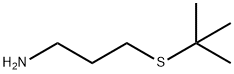 1-Propanamine, 3-[(1,1-dimethylethyl)thio]- Struktur