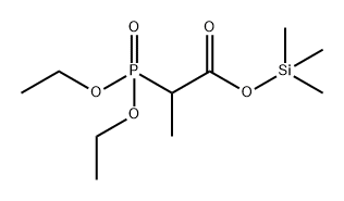 Propanoic acid, 2-(diethoxyphosphinyl)-, trimethylsilyl ester