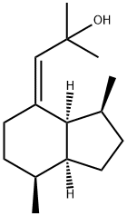 2-Methyl-1-[(3S,3aβ,4Z,7aβ)-octahydro-3α,7α-dimethyl-4H-inden-4-ylidene]-2-propanol Struktur