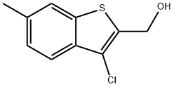 Benzo[b]thiophene-2-methanol, 3-chloro-6-methyl- Struktur