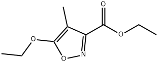 3-Isoxazolecarboxylic acid, 5-ethoxy-4-methyl-, ethyl ester Struktur