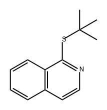 Isoquinoline, 1-[(1,1-dimethylethyl)thio]-
