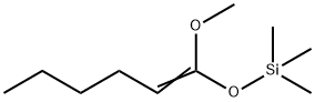 Silane, [(1-methoxy-1-hexen-1-yl)oxy]trimethyl-,84393-11-3,结构式