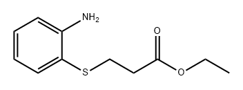 Propanoic acid, 3-[(2-aminophenyl)thio]-, ethyl ester