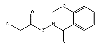 Acetic acid, 2-chloro-, [imino(2-methoxyphenyl)methyl]azanyl ester