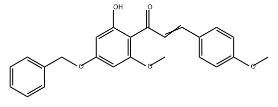 2-Propen-1-one, 1-[2-hydroxy-6-methoxy-4-(phenylmethoxy)phenyl]-3-(4-methoxyphenyl)-