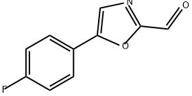 2-Oxazolecarboxaldehyde, 5-(4-fluorophenyl)- Struktur