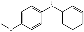 Benzenamine, N-2-cyclohexen-1-yl-4-methoxy-,84487-66-1,结构式