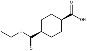 1,?4-?Cyclohexanedicarboxy?lic acid, 1-?ethyl ester, cis- 化学構造式