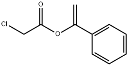Acetic acid, 2-chloro-, 1-phenylethenyl ester Structure