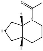 1-((4AR,7AR)-八氢1H-吡咯并[3,4-B]吡啶-1-基)乙-1-酮 结构式