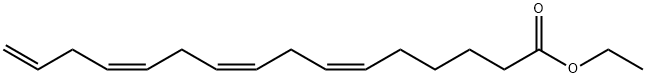 Ethyl 6(Z),9(Z),12(Z),15(Z)-Hexadecatetraenoate Structure