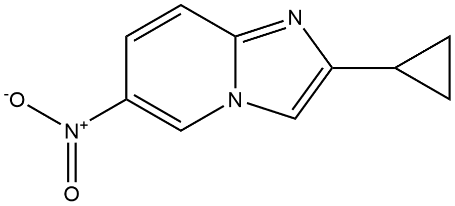 2-cyclopropyl-6-nitroimidazo[1,2-a]pyridine,845930-69-0,结构式