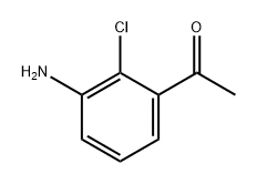 Ethanone, 1-(3-amino-2-chlorophenyl)- 结构式