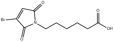 6-(3-溴-2,5-二氧代-2,5-二氢-1H-吡咯-1-基)己酸,846059-10-7,结构式