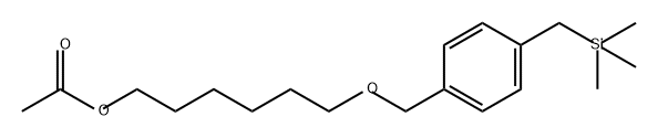 1-Hexanol, 6-[[4-[(trimethylsilyl)methyl]phenyl]methoxy]-, 1-acetate