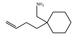 Cyclohexanemethanamine, 1-(3-buten-1-yl)- Struktur