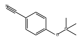 Benzonitrile, 4-[(trimethylsilyl)oxy]- Structure