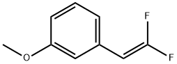 Benzene, 1-(2,2-difluoroethenyl)-3-methoxy-|