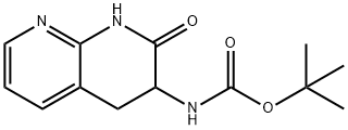 Carbamic acid, (1,2,3,4-tetrahydro-2-oxo-1,8-naphthyridin-3-yl)-, 1,1-dimethylethyl ester (9CI) Structure