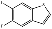 Benzo[b]thiophene, 5,6-difluoro- Structure