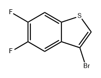 Benzo[b]thiophene, 3-bromo-5,6-difluoro- Structure