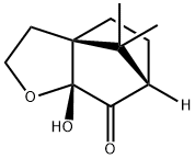 4H-?3a,?6-?Methanobenzofuran-?7(7aH)?-?one, tetrahydro-?7a-?hydroxy-?8,?8-?dimethyl-?, (3aS,?6S,?7aR)?- (9CI) Structure