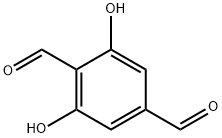 1,4-Benzenedicarboxaldehyde, 2,6-dihydroxy- Structure