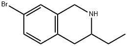 7-Bromo-3-ethyl-1,2,3,4-tetrahydroisoquinoline Structure