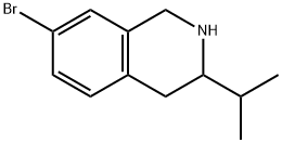 7-Bromo-3-isopropyl-1,2,3,4-tetrahydroisoquinoline Structure