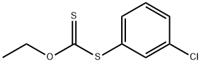 Carbonodithioic acid, S-(3-chlorophenyl) O-ethyl ester 化学構造式