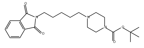 848576-56-7 1-Piperazinecarboxylic acid, 4-[5-(1,3-dihydro-1,3-dioxo-2H-isoindol-2-yl)pentyl]-, 1,1-dimethylethyl ester