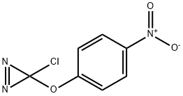 3-Chloro-3-(4-nitrophenoxy)-3H-diazirine Struktur