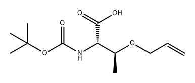 L-Allothreonine, N-[(1,1-dimethylethoxy)carbonyl]-O-2-propen-1-yl- Structure