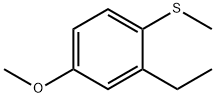 (2-Ethyl-4-methoxyphenyl)(methyl)sulfane Structure