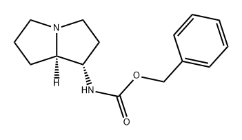 Carbamic acid, [(1S,7aR)-hexahydro-1H-pyrrolizin-1-yl]-, phenylmethyl ester (9CI)